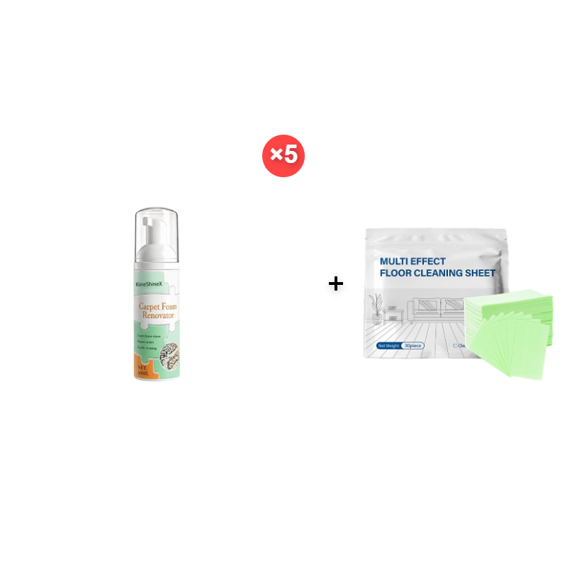 ð¥Limited Time Promotion 50% OFFð¥Waterless Carpet Foam Stain Remover with Towel