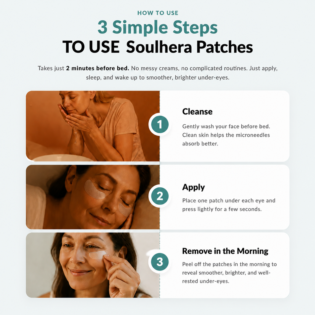 SOULHERA Micro-Needle Patch For Perfect Under-Eyes