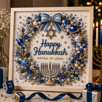 DIY Hanukkah Pearl Art Kit – Create Festive Handmade Decorations