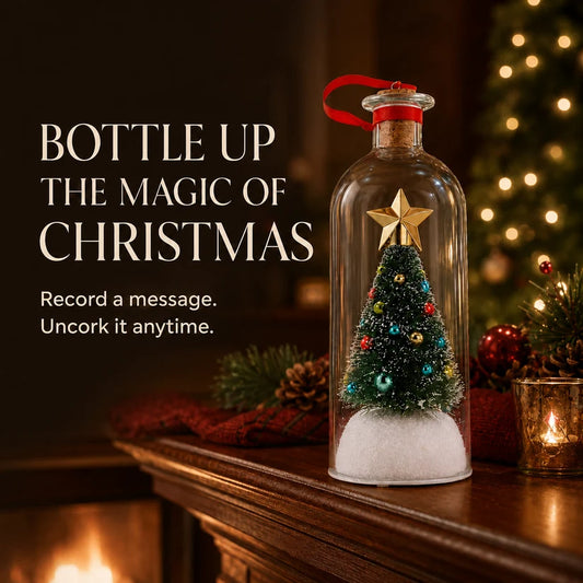 Soulhera™ VoiceBottle | Recordable Voice Keepsake Gift