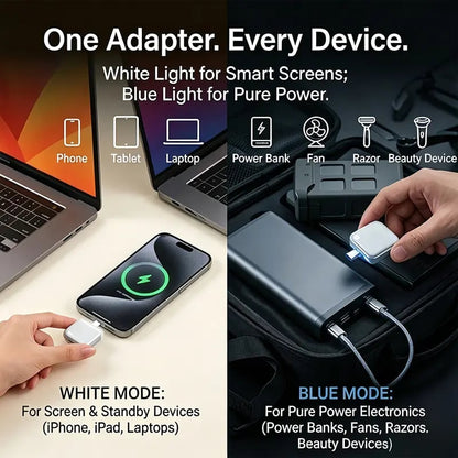 🔋 Smart Auto-Stop Charging Adapter — Protect Your Battery, Charge Smarter