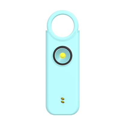 Women's Personal Safety Alarm with Loud Siren, Strobe Light & Keychain Design