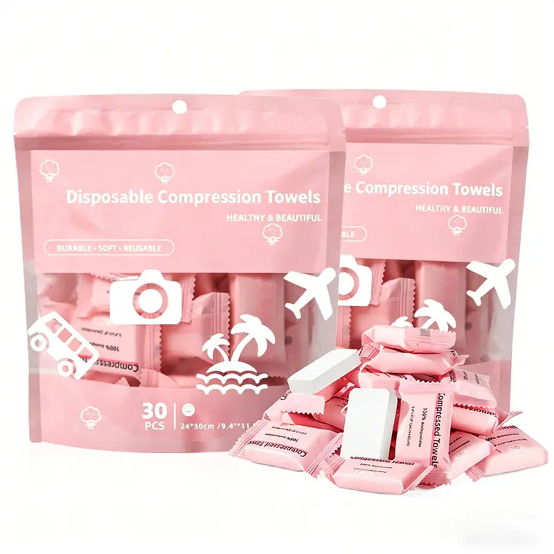 Disposable Compressed Towels – Soft, Absorbent & Travel-Friendly