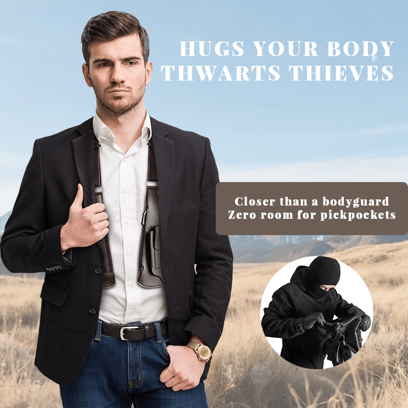 Stay Secure & Hands-Free With The Hidden Underarm Vest Bag