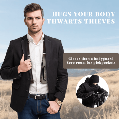 Stay Secure & Hands-Free With The Hidden Underarm Vest Bag