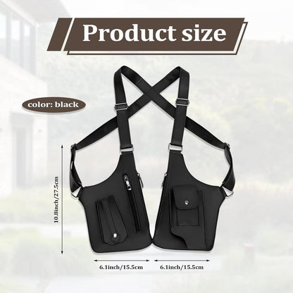 Stay Secure & Hands-Free With The Hidden Underarm Vest Bag
