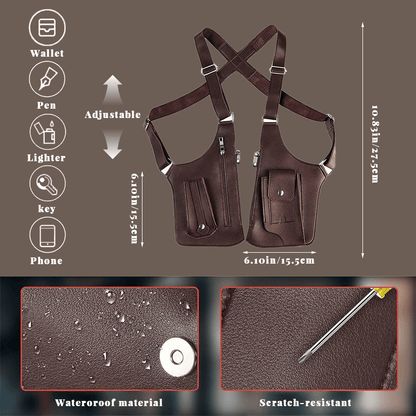 Stay Secure & Hands-Free With The Hidden Underarm Vest Bag