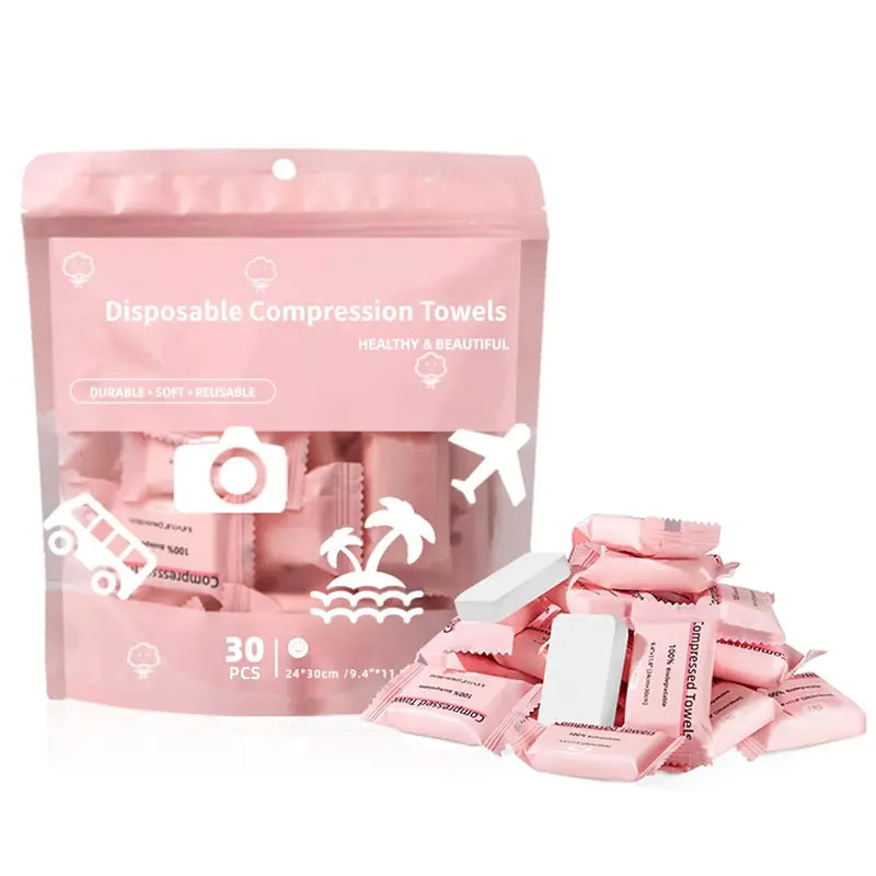 Disposable Compressed Towels – Soft, Absorbent & Travel-Friendly