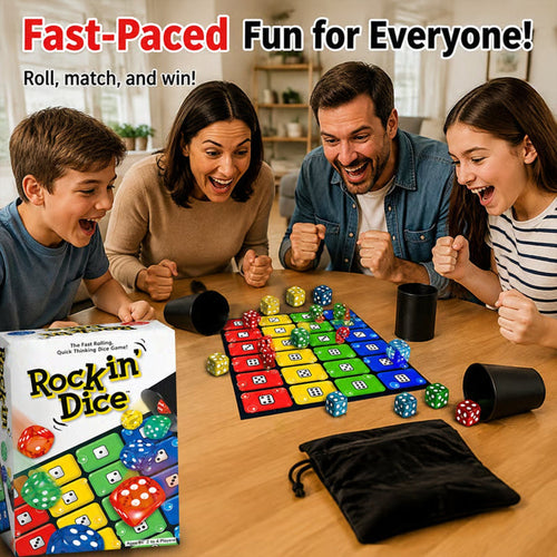 🎲 Rockin' Dice – Fast-Paced Family Dice Game for Endless Fun