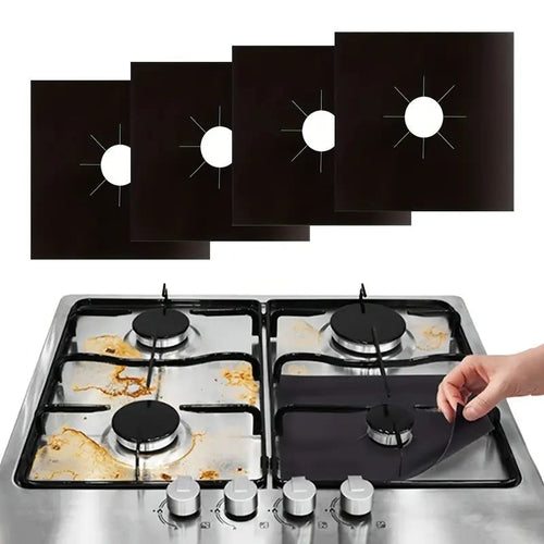 🥘Reusable Gas Stove Burner Liners — Keep Your Gas Stove Clean Without the Scrubbing