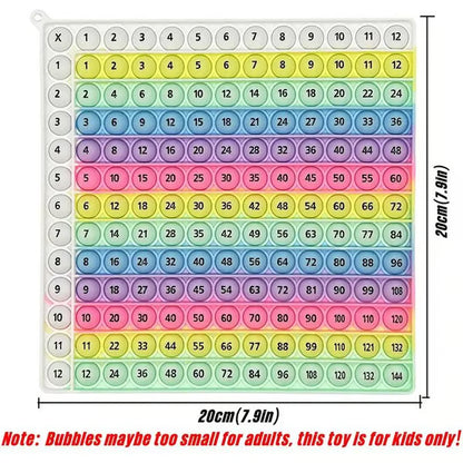🎯12x12 Multiplication Table Board Game – Portable Math Practice and Learning Toy for Kids