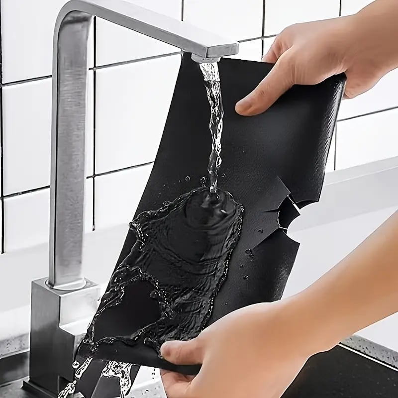 🥘Reusable Gas Stove Burner Liners — Keep Your Gas Stove Clean Without the Scrubbing