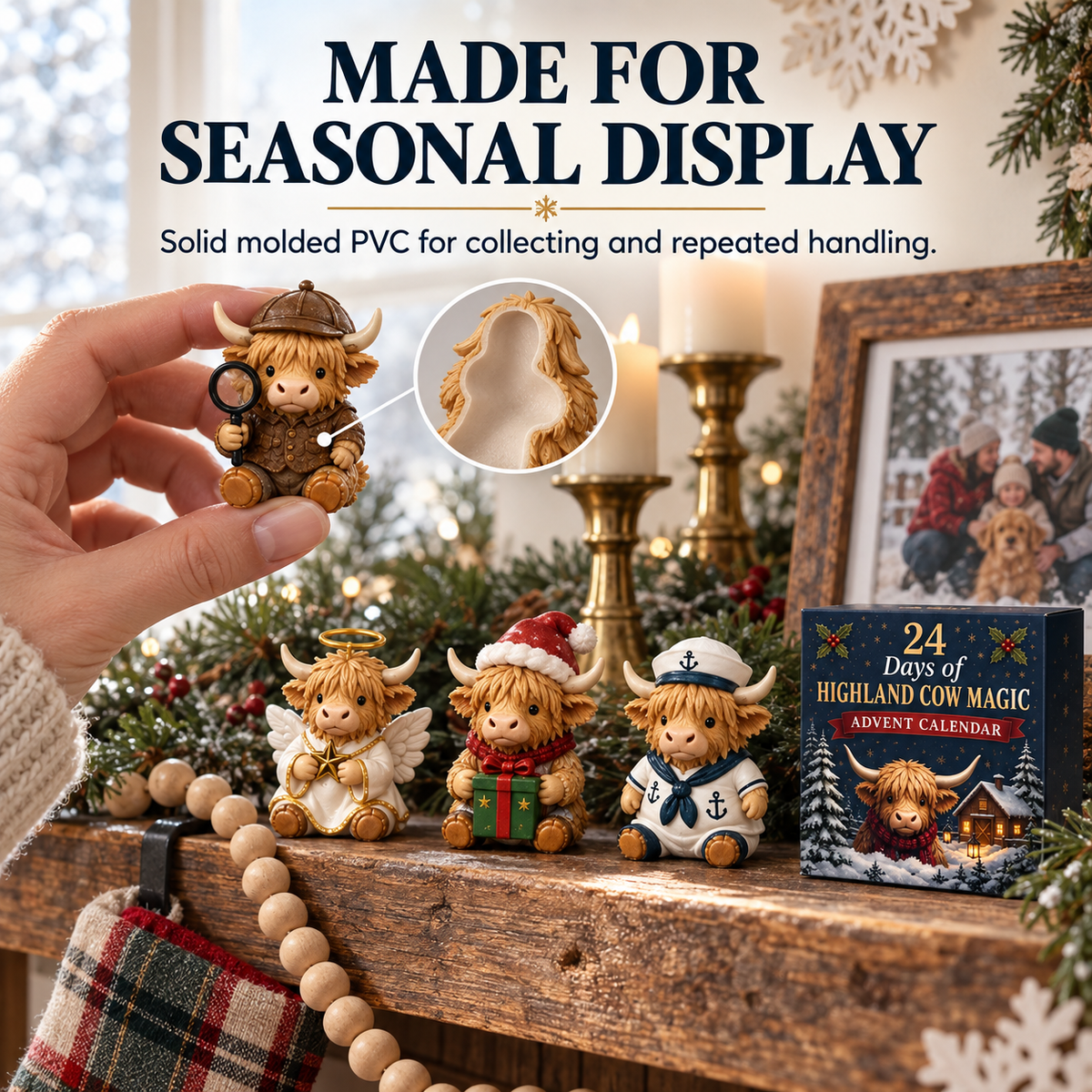 🎄 Highland Cow Christmas Advent Calendar | 24 Days of Festive Surprises