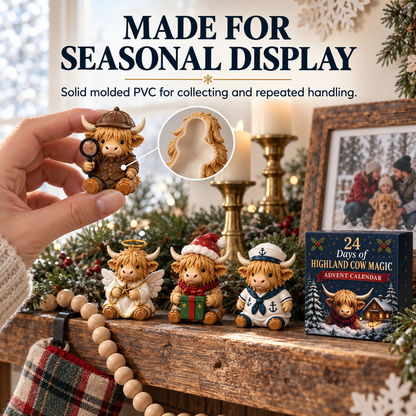 🎄 Highland Cow Christmas Advent Calendar | 24 Days of Festive Surprises