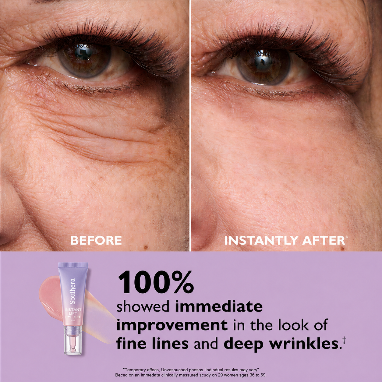 Eye Bag Instant Eraser, Tightens, Firms, & Blurs Wrinkles