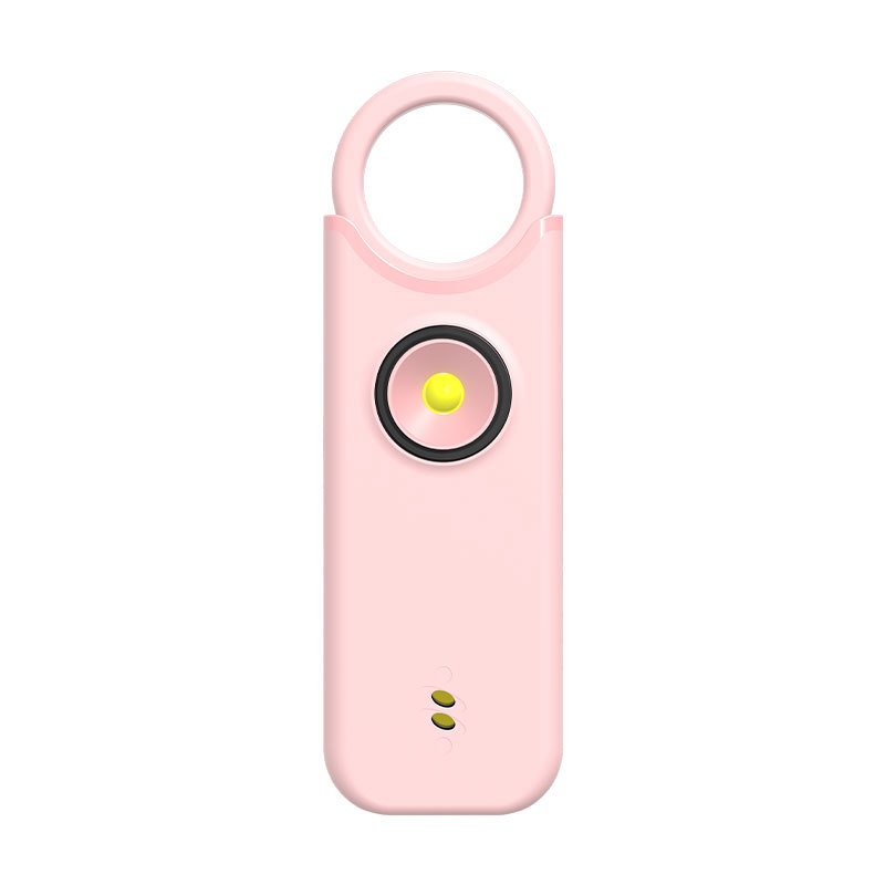 Women's Personal Safety Alarm with Loud Siren, Strobe Light & Keychain Design