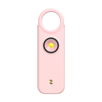 Women's Personal Safety Alarm with Loud Siren, Strobe Light & Keychain Design