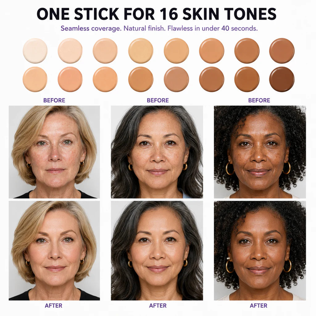 🔥Final 2 Hour 70% OFF🔥 Soulhera Color Changing Foundation Stick
