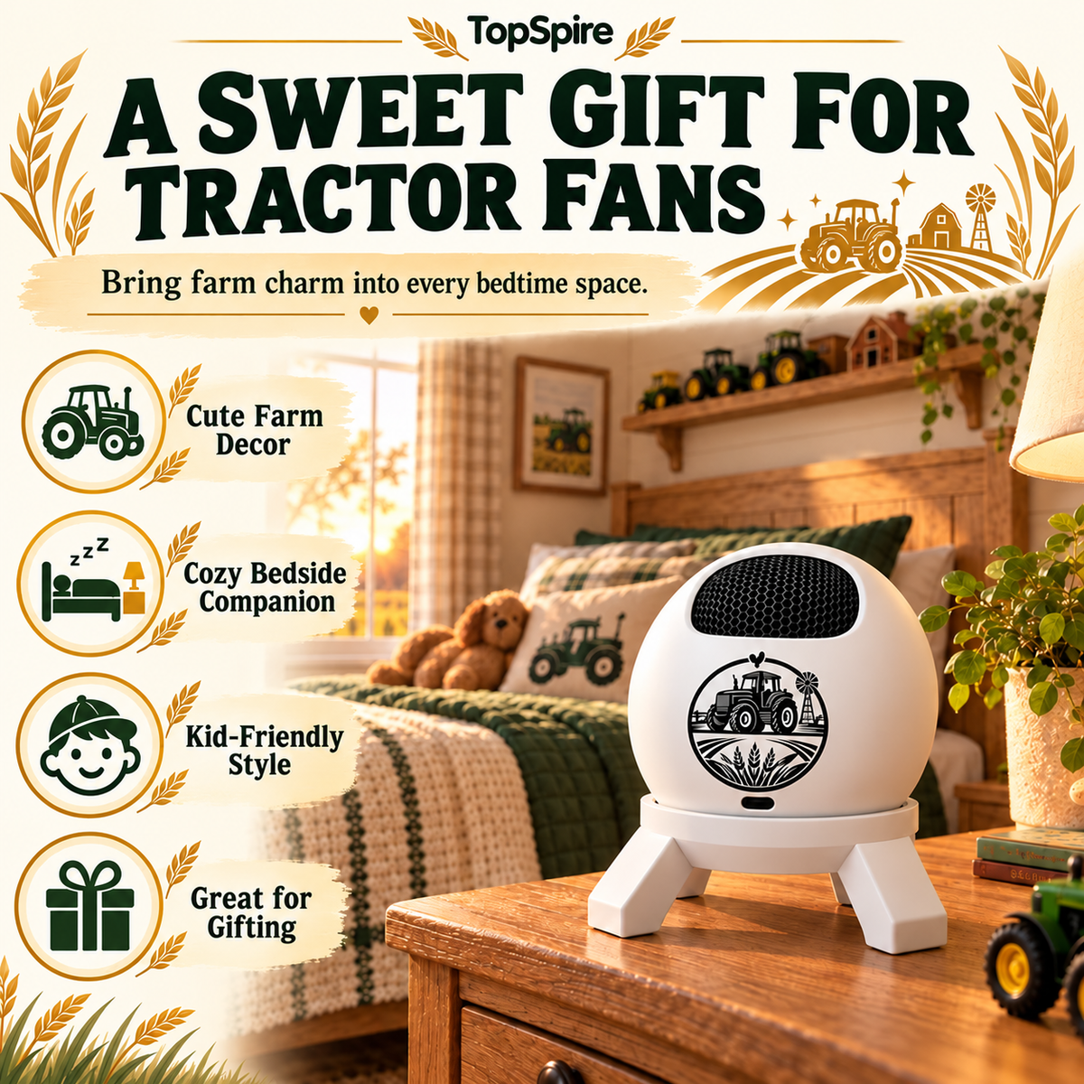 🚜 Tractor Dream Projector ✨ Bring the Farm Adventure Home