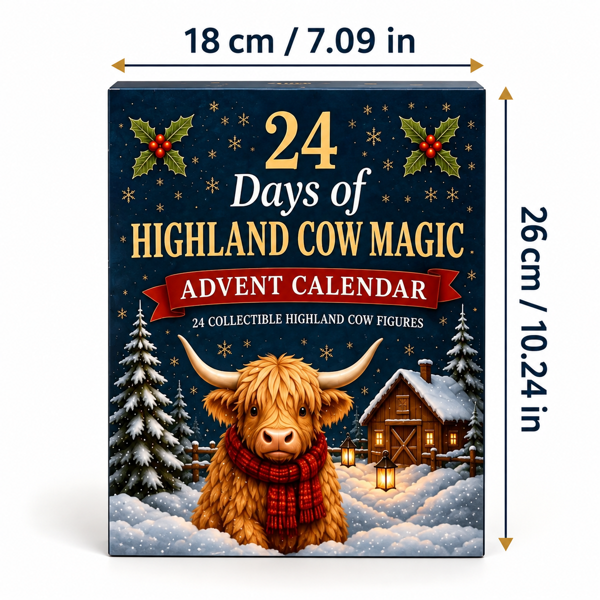 🎄 Highland Cow Christmas Advent Calendar | 24 Days of Festive Surprises