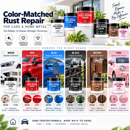 Multi-Purpose Rust Repair Cream for Cars & Household Metal
