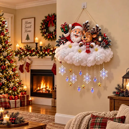 Magical Christmas Glow Cloud Wall Hanging