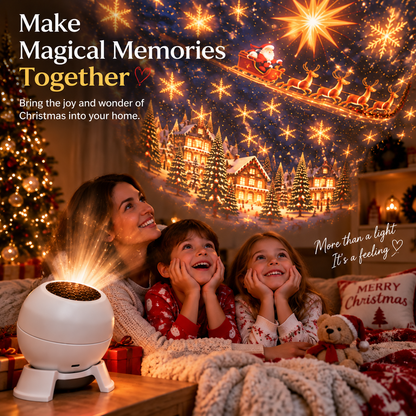 🎄 Magical Christmas Projection Night Light – Transform Any Room Into A Holiday Wonderland