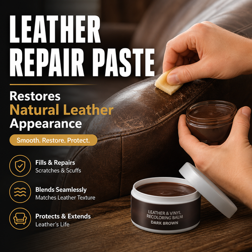 Leather Repair Paste - Make Worn Leather Look Like New Again
