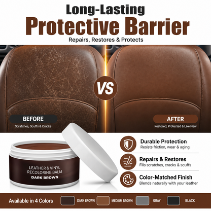Leather Repair Paste - Make Worn Leather Look Like New Again