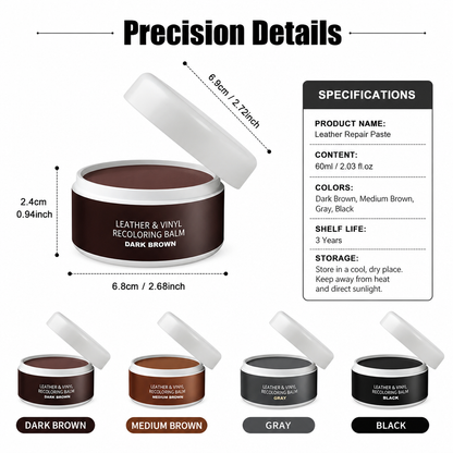 Leather Repair Paste - Make Worn Leather Look Like New Again