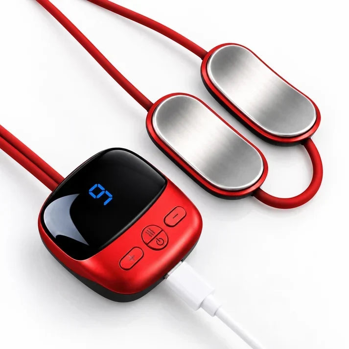 🔥 Portable Neck Massager with Heat – Lightweight Comfort Anytime, Anywhere