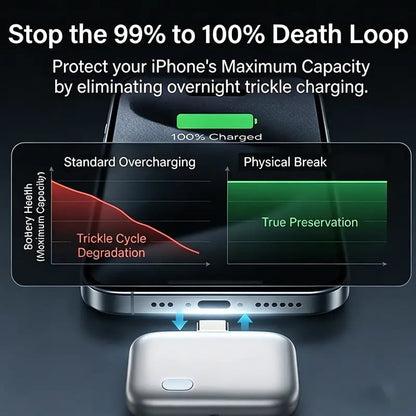 🔋 Smart Auto-Stop Charging Adapter — Protect Your Battery, Charge Smarter
