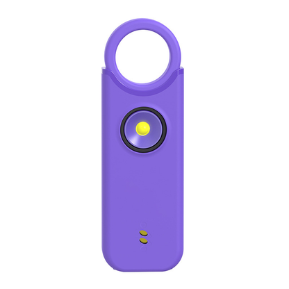 Women's Personal Safety Alarm with Loud Siren, Strobe Light & Keychain Design