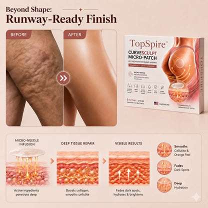 TopSpire™ CurveSculpt Micro-Patch ✦ Sculpt • Firm • Smooth Lower Body Curves ✦ Micro-Needle Infusion System