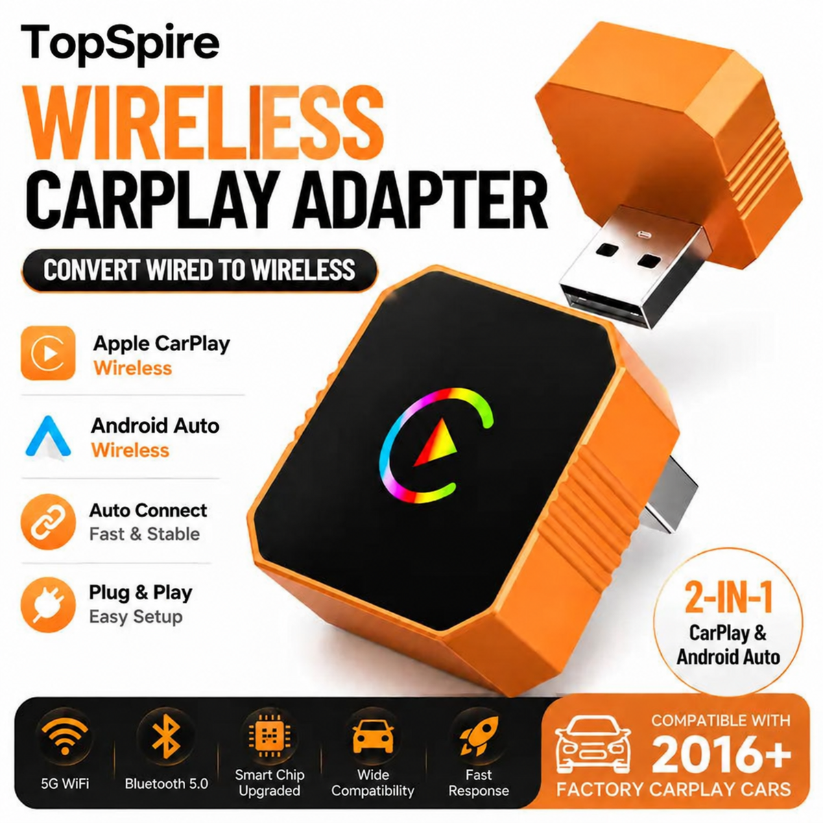 2027 Wireless CarPlay Converter