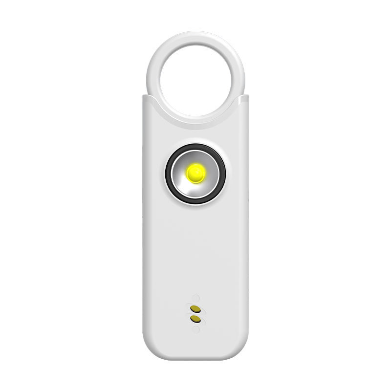 Women's Personal Safety Alarm with Loud Siren, Strobe Light & Keychain Design