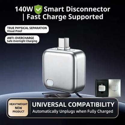 🔋 Smart Auto-Stop Charging Adapter — Protect Your Battery, Charge Smarter