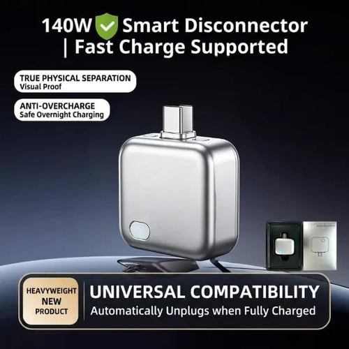 🔋 Smart Auto-Stop Charging Adapter — Protect Your Battery, Charge Smarter