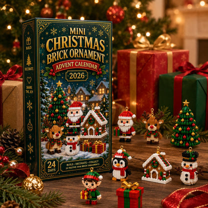 🎄 24-Day Christmas Ornament Advent Calendar | 24 Festive Buildable Decorations 🧱