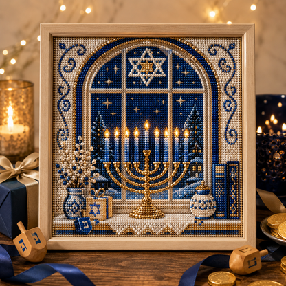 DIY Hanukkah Pearl Art Kit – Create Festive Handmade Decorations