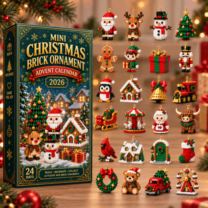 🎄 24-Day Christmas Ornament Advent Calendar | 24 Festive Buildable Decorations 🧱