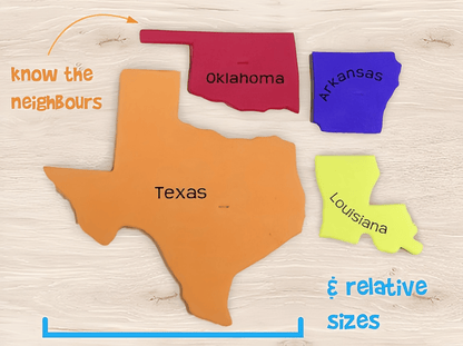 🌍 3-in-1 World & USA Map Puzzle Set for Kids