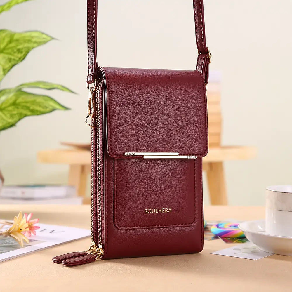 🔥Hot Sale 60% OFF 2026 Trendy Minimalist Elegant Women's Touchscreen Crossbody Phone Wallet