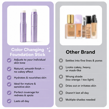 🔥Final 2 Hour 70% OFF🔥 Soulhera Color Changing Foundation Stick