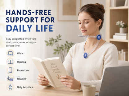 Adjustable Head & Neck Support Brace | Lightweight Chin Support Holder