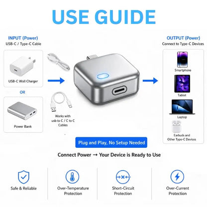 🔋 Smart Auto-Stop Charging Adapter — Protect Your Battery, Charge Smarter