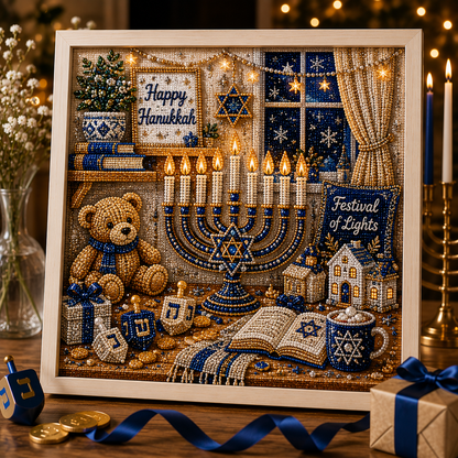 DIY Hanukkah Pearl Art Kit – Create Festive Handmade Decorations