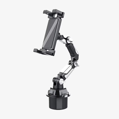 Adjustable Car Cup Holder Phone & Tablet Mount – 360° Rotating Universal Stand