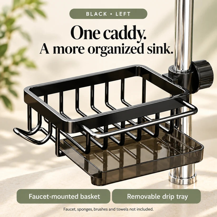 🎉Kitchen Sink Faucet Organizer – Keep Your Sink Neat & Clutter-Free