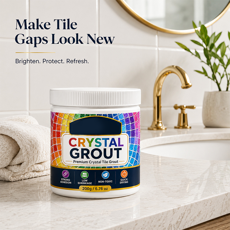 🥳2026 HOT SALE| 50K+ SOLD!💧 Waterproof Tile Grout That Stays Clean & Mold-Free
